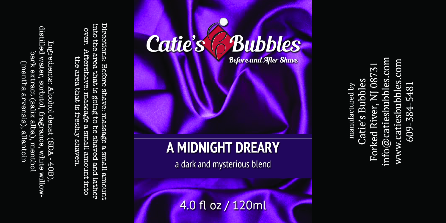 A Midnight Dreary Before and After Shave A Midnight Dreary Before and After Shave