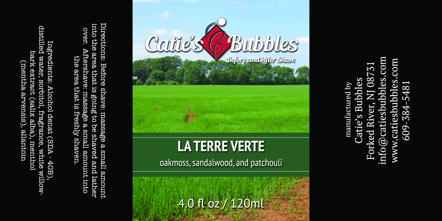 La Terre Verte Before and After Shave La Terre Verte Before and After Shave